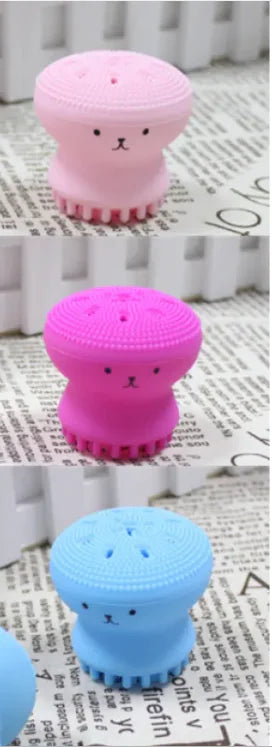 Brosse Nettoyante & Exfoliante en Silicone – Outil de soin de la peau mignon et efficace