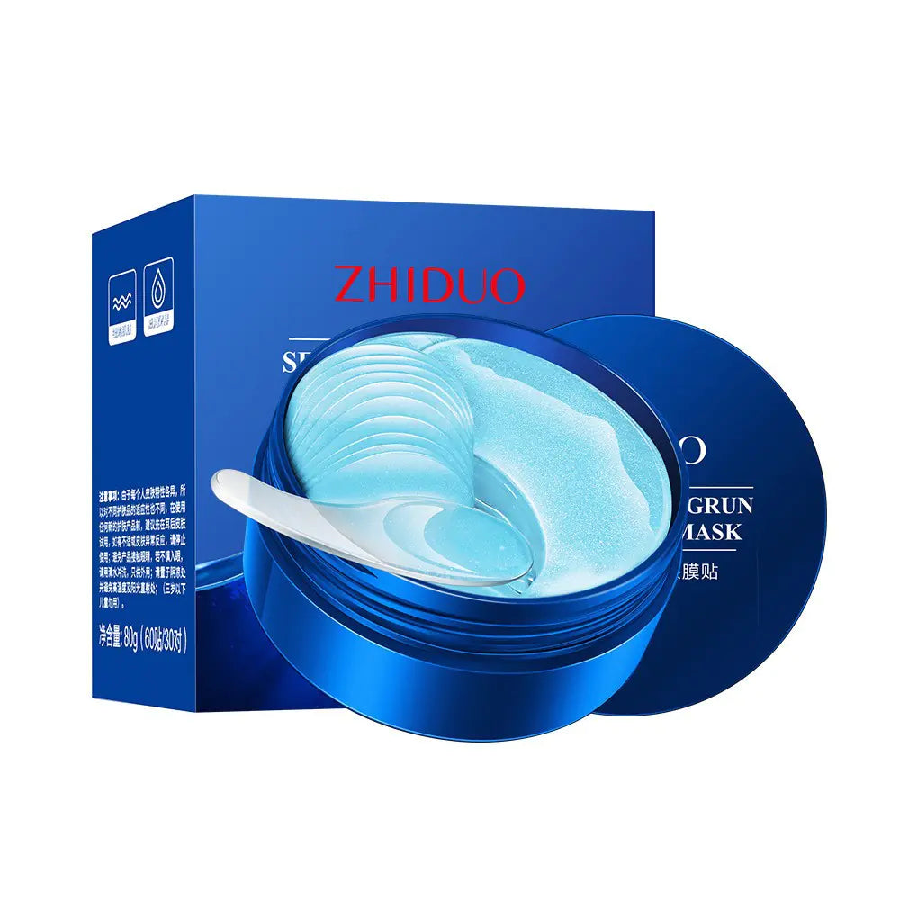 Masque pour les Yeux au Collagène et Or 24K pour Hydratation et Soin