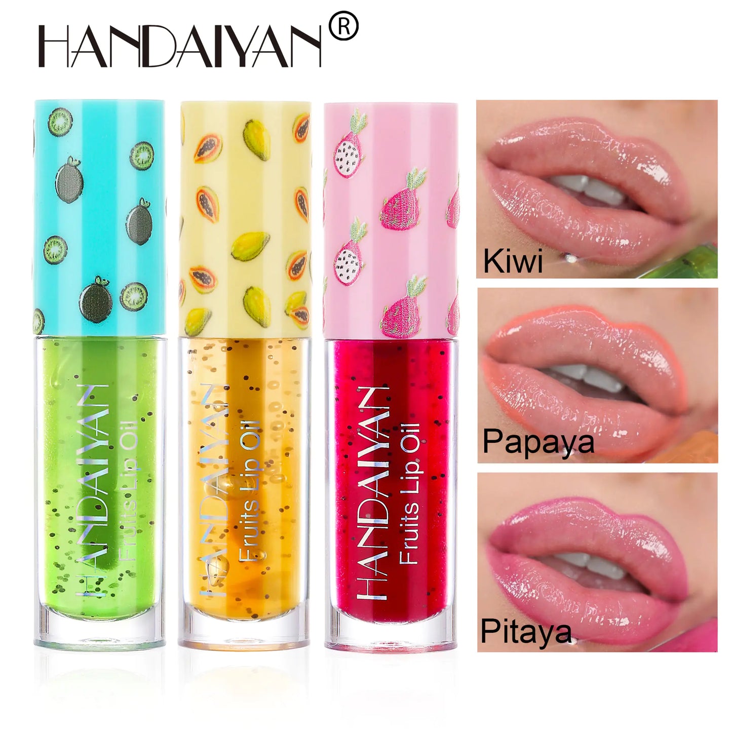 Huile à Lèvres Série Fruité HANDAIYAN pour Soin Hydratant