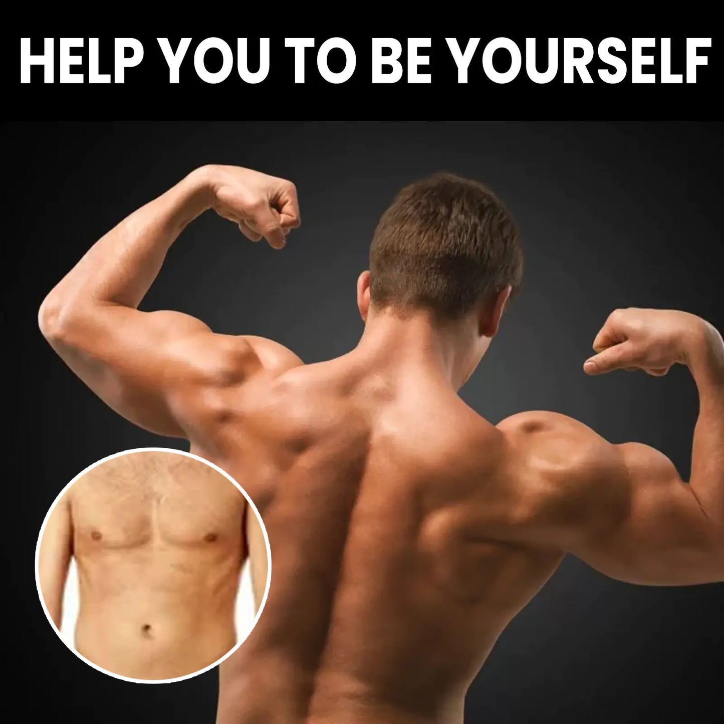 Huile de Massage pour Hommes North Moon pour Soin du Corps et Hydratation
