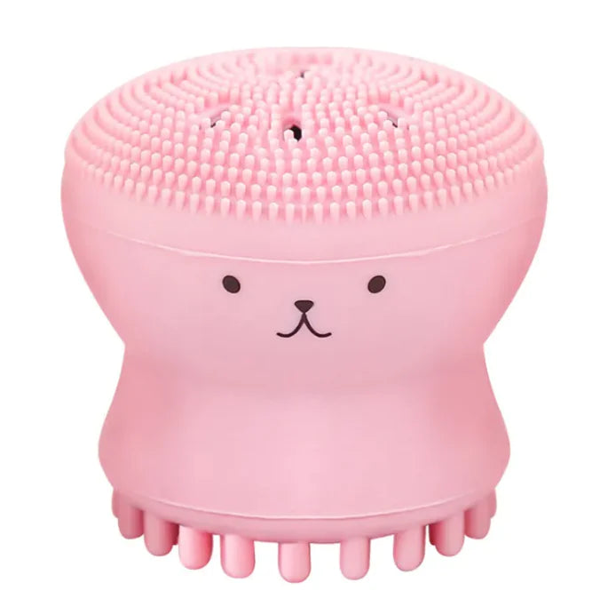 Brosse Nettoyante & Exfoliante en Silicone – Outil de soin de la peau mignon et efficace