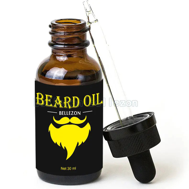 Kit de soins de barbe pour hommes avec baume et huile pour la barbe