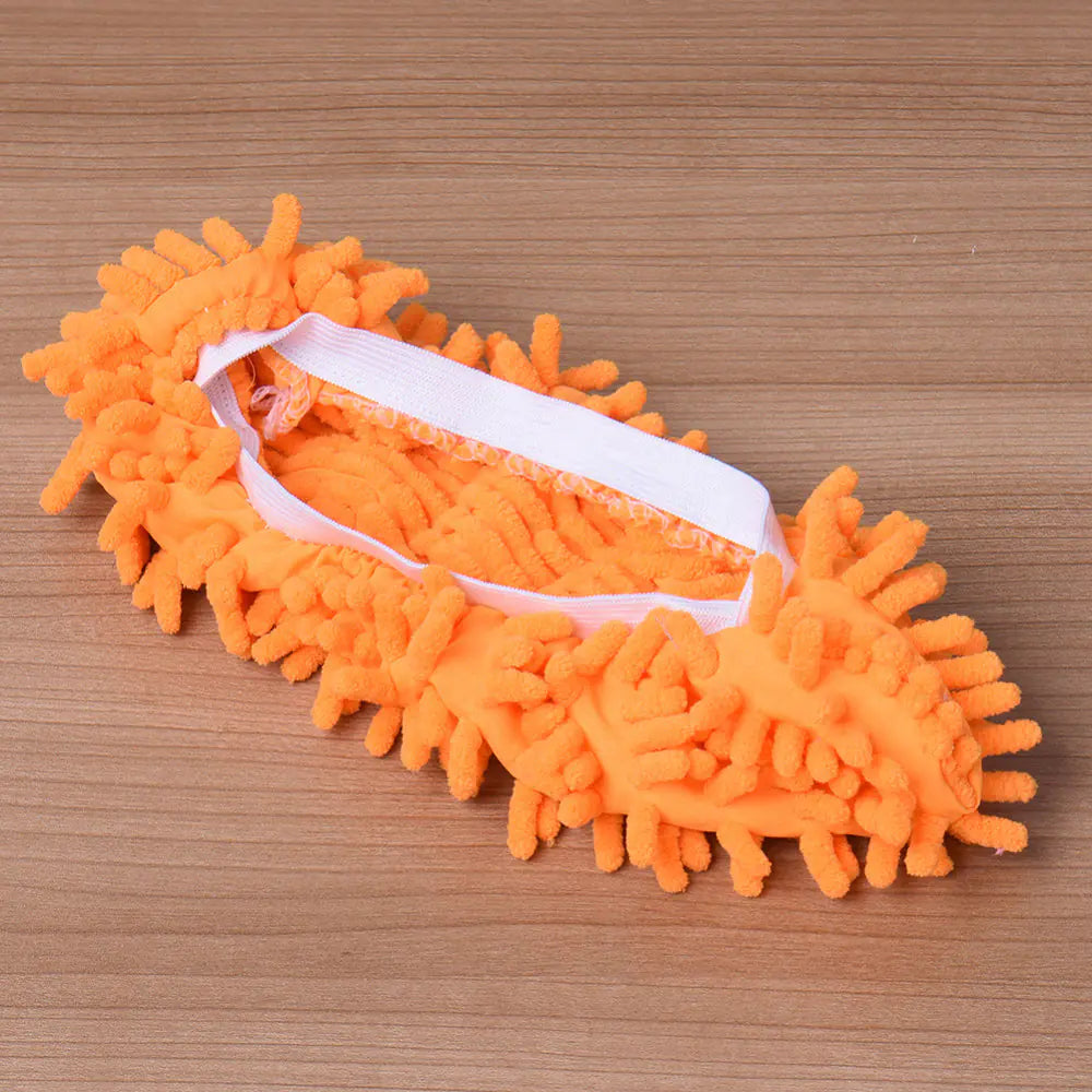 Chaussons de Nettoyage en Chenille pour un Entretien Facile du Sol