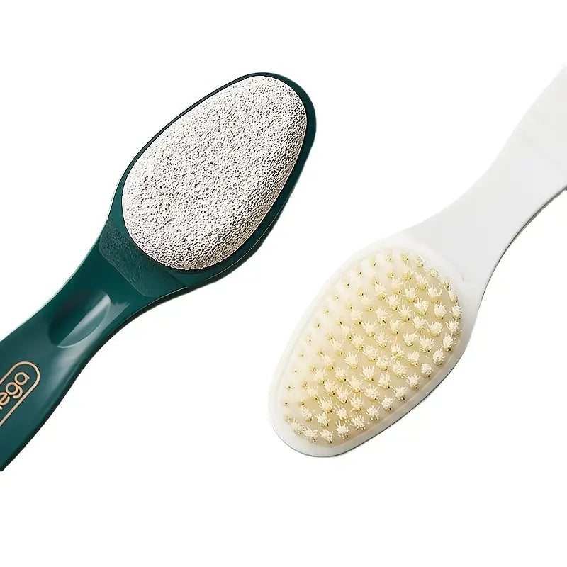 Ensemble d’Outils de Soin des Pieds 4-en-1 avec Brosse et Râpe