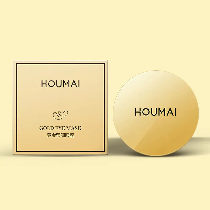 Masque pour les Yeux au Collagène et Or 24K pour Hydratation et Soin