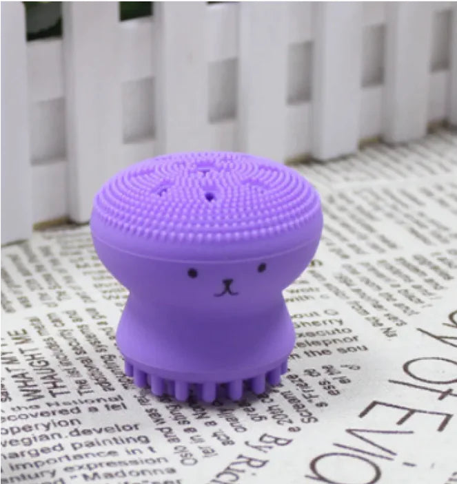 Brosse Nettoyante & Exfoliante en Silicone – Outil de soin de la peau mignon et efficace