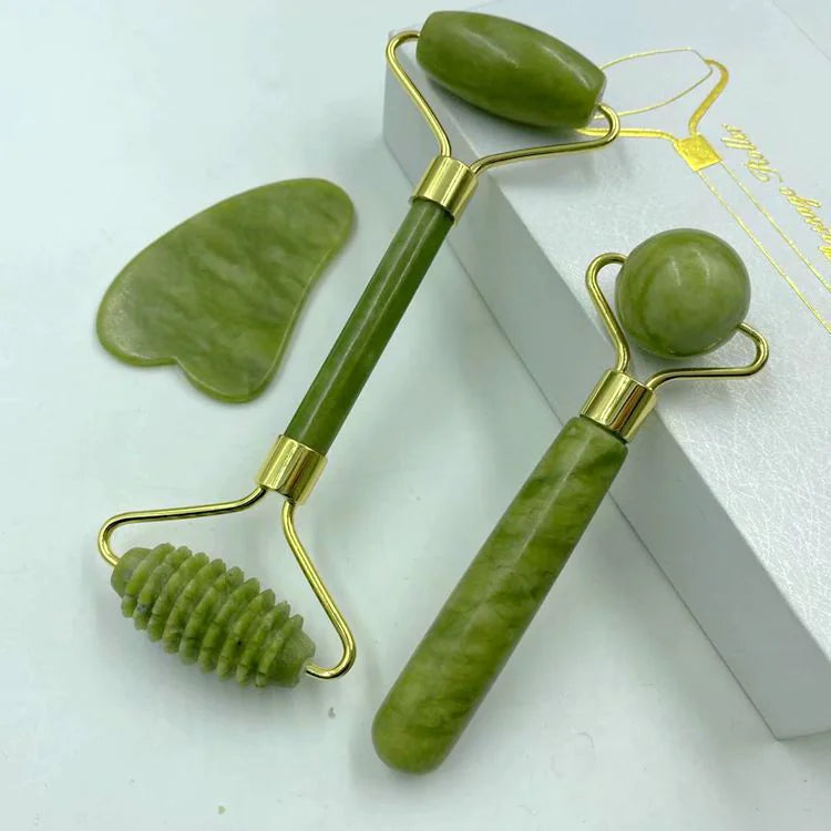 Appareil de beauté en jade naturel