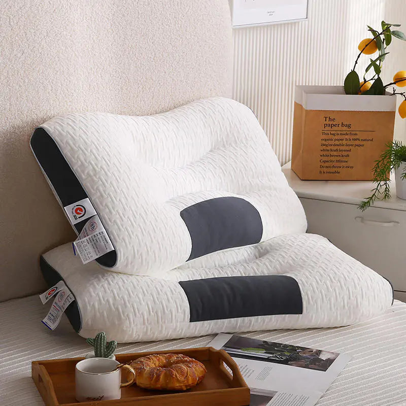 Oreiller de Soutien Cervical SPA pour le Sommeil et la Santé