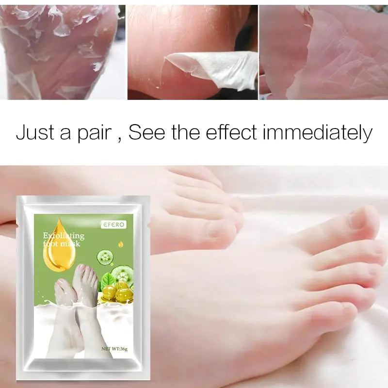 Masque Exfoliant pour les Pieds pour Peau Morte et Soin Hydratant