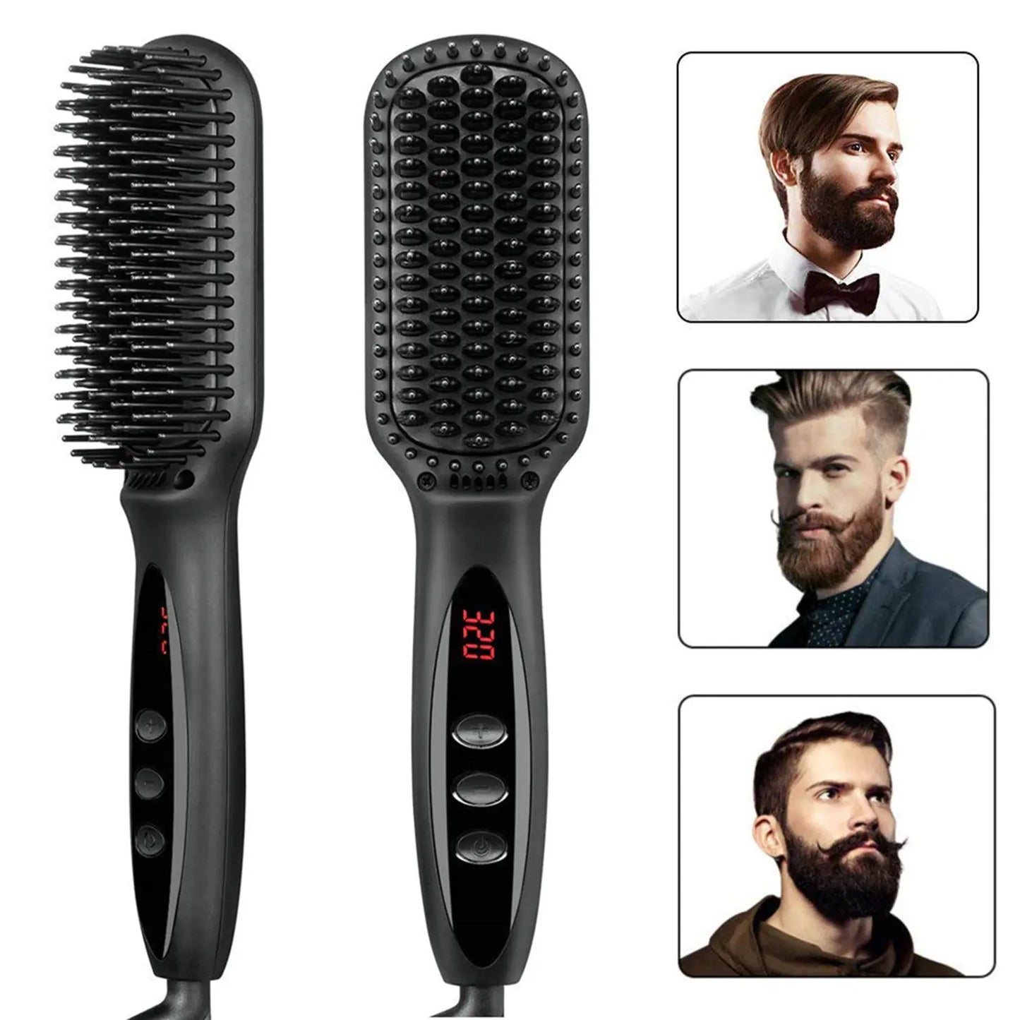 Nouveau Brosse à Air Chaud Amazon pour Soins des Cheveux et de la Barbe pour Hommes