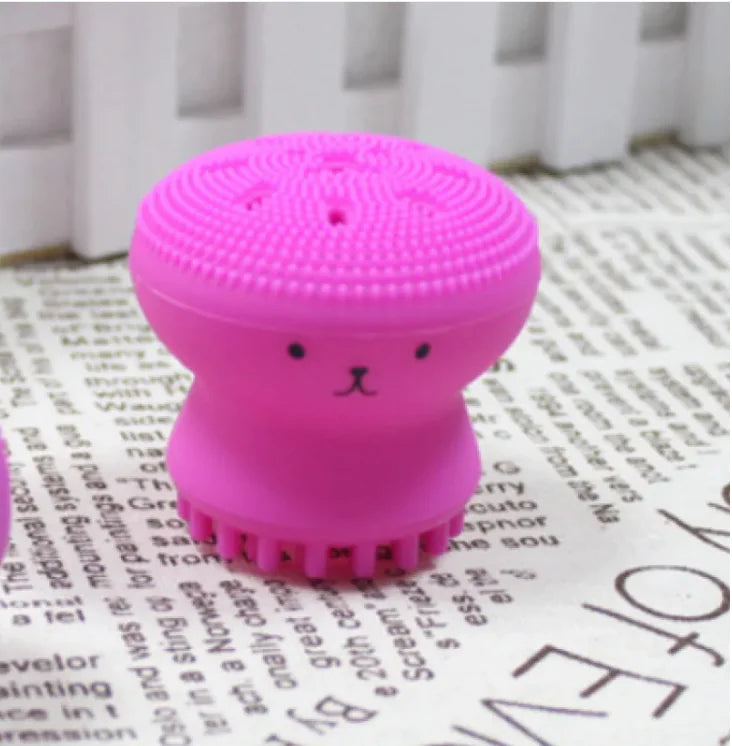 Brosse Nettoyante & Exfoliante en Silicone – Outil de soin de la peau mignon et efficace