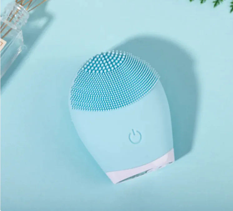Brosse Nettoyante Faciale en Silicone Ultrasonique - Appareil de Soin de la Peau Électrique