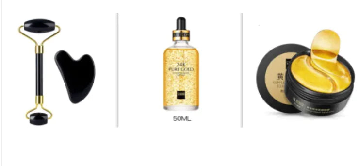 Kit Masque Soin des Yeux Doré