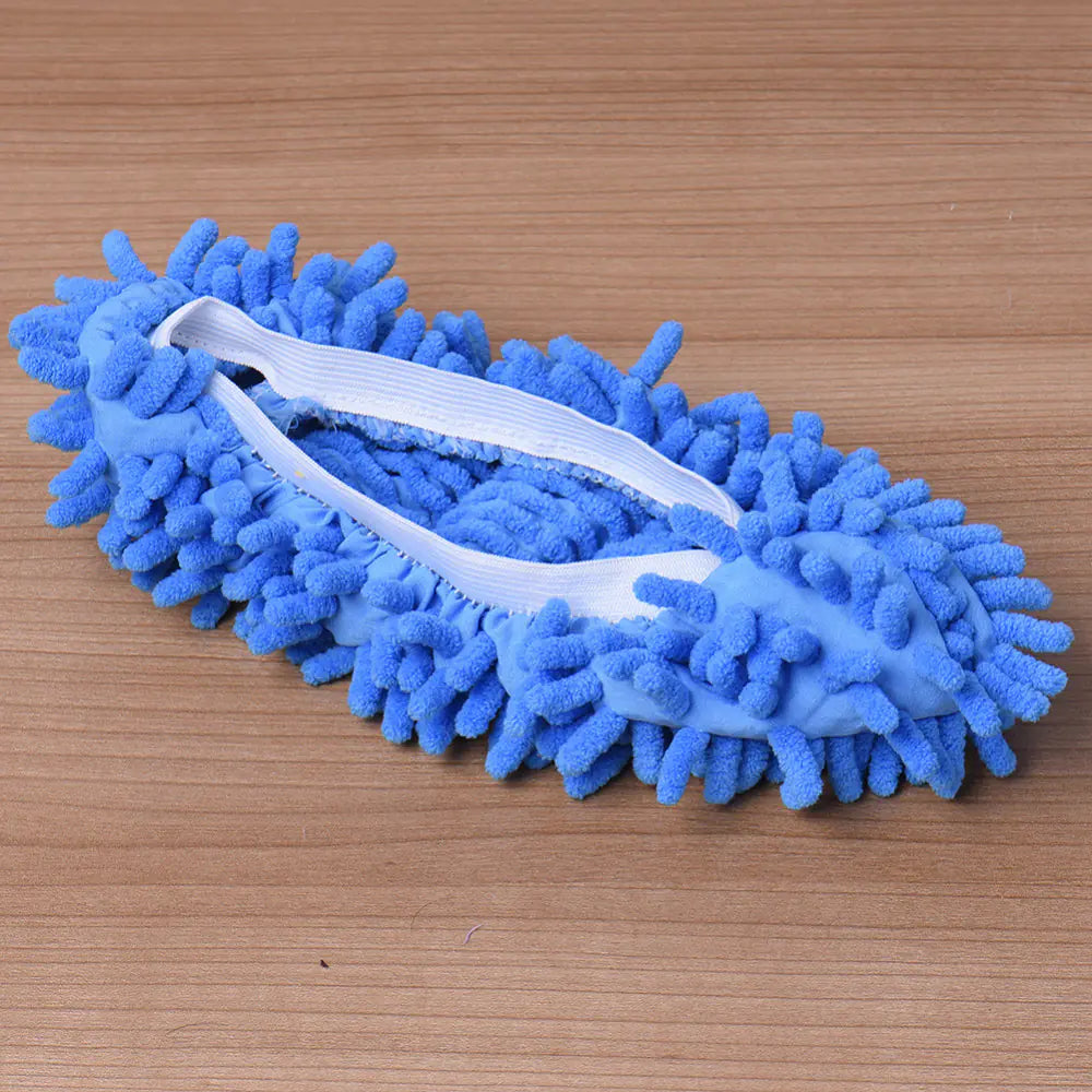Chaussons de Nettoyage en Chenille pour un Entretien Facile du Sol