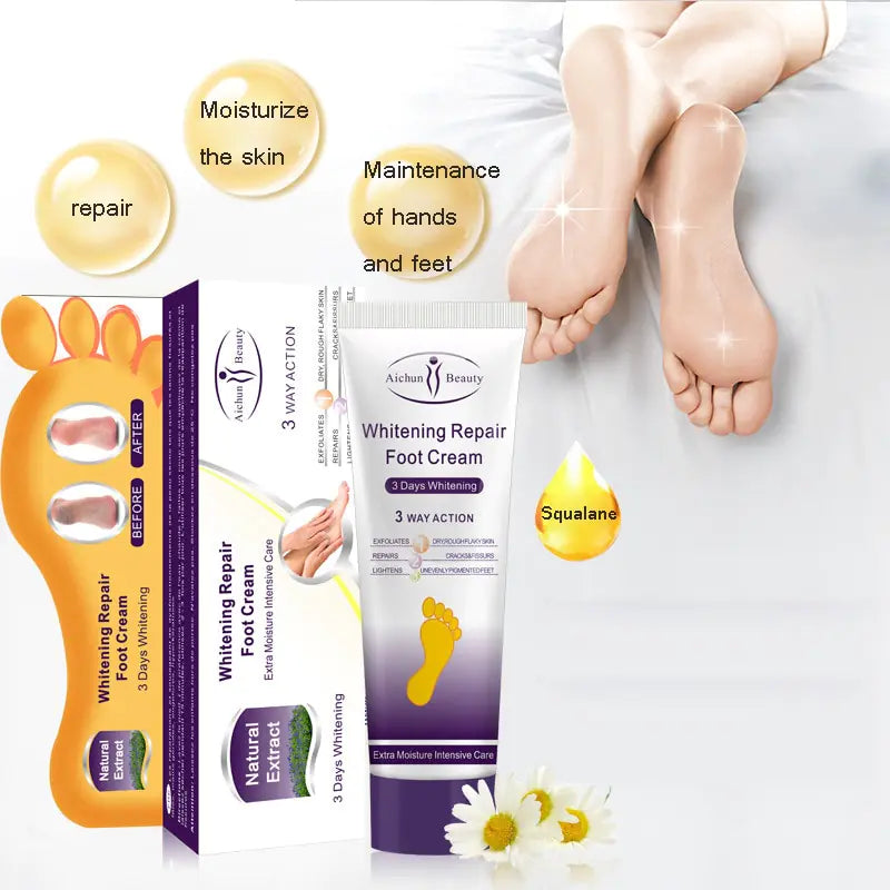 Crème de Réparation pour les Pieds Aichun, pour Pieds Secs et Fissurés