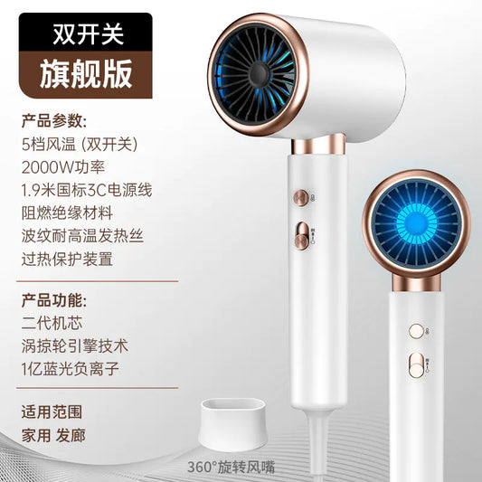 Strong High-Speed Hair Dryer with Ionic Care (Home Use)