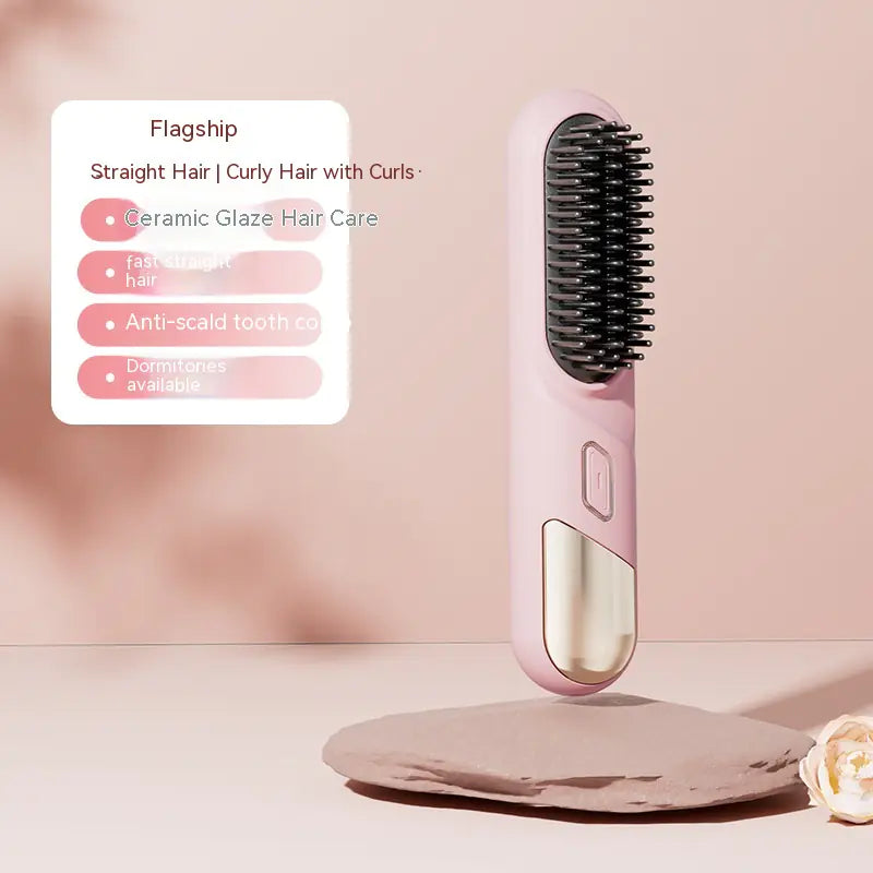 Peigne Droit Sans Fil Portable pour Soin des Cheveux