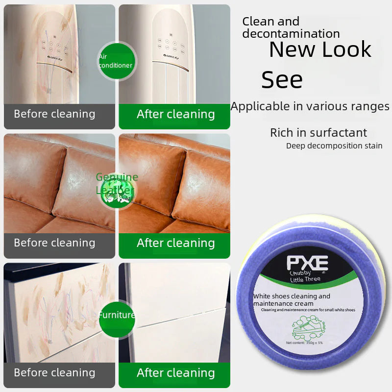 Gel Nettoyant pour Chaussures Blanches et Soin du Cuir