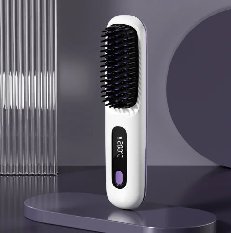 Brosse Lissante USB Pro - Cheveux Parfaits en 5 Minutes
