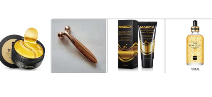 Kit Masque Soin des Yeux Doré