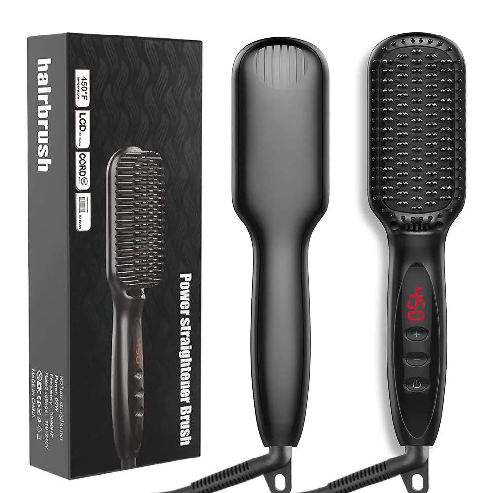 Nouveau Brosse à Air Chaud Amazon pour Soins des Cheveux et de la Barbe pour Hommes