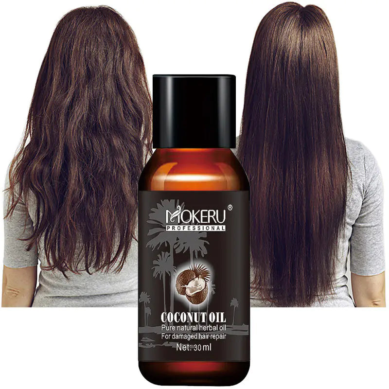 Coconut Oil Hair Care for Frizz and Damage Repair