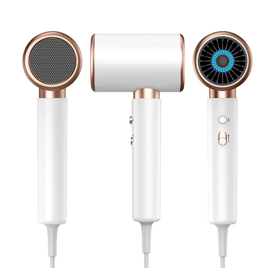 Sèche-cheveux Professionnel 2400W - Séchage Rapide et Silencieux