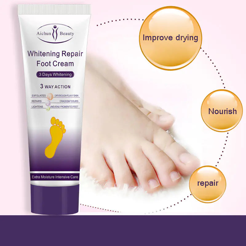 Crème de Réparation pour les Pieds Aichun, pour Pieds Secs et Fissurés