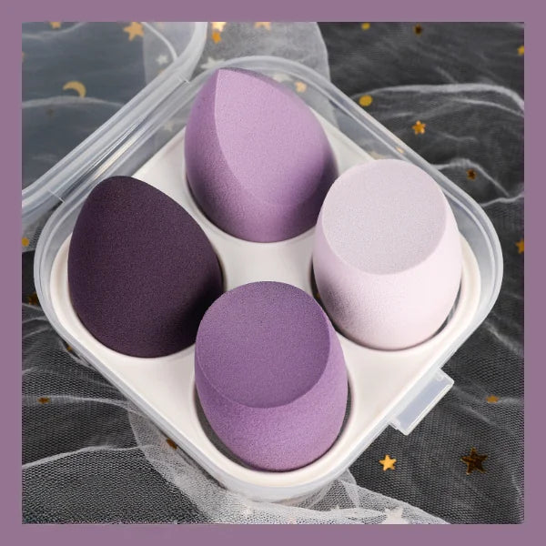 Coffret Beauté Œuf - Éponges à Maquillage Gouttes d'Eau de Cucurbitacée
