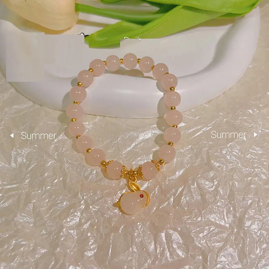 Bracelet Blanc Haute Beauté pour Femmes - Meilleur Ami de l'Étudiante