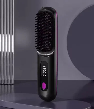 Brosse Lissante USB Pro - Cheveux Parfaits en 5 Minutes