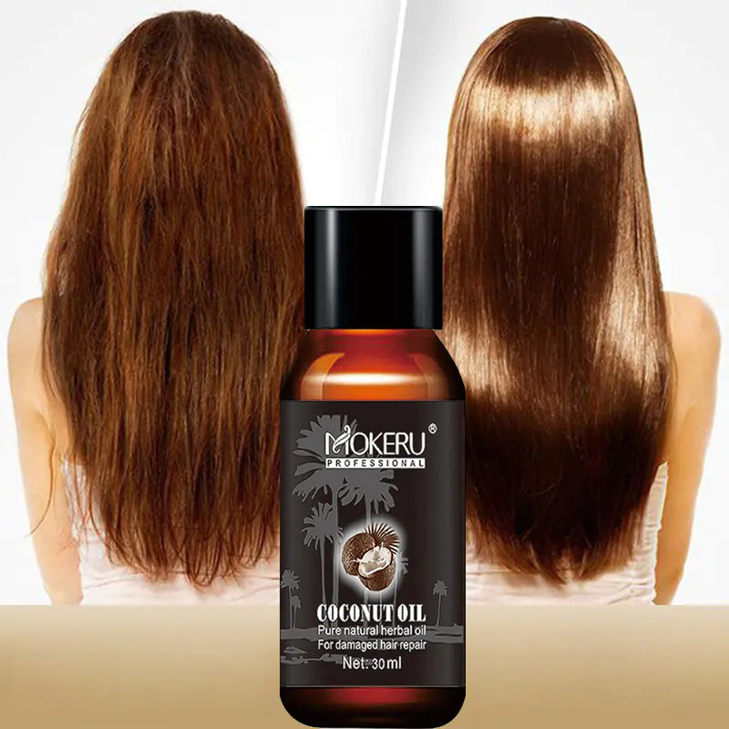 Coconut Oil Hair Care for Frizz and Damage Repair