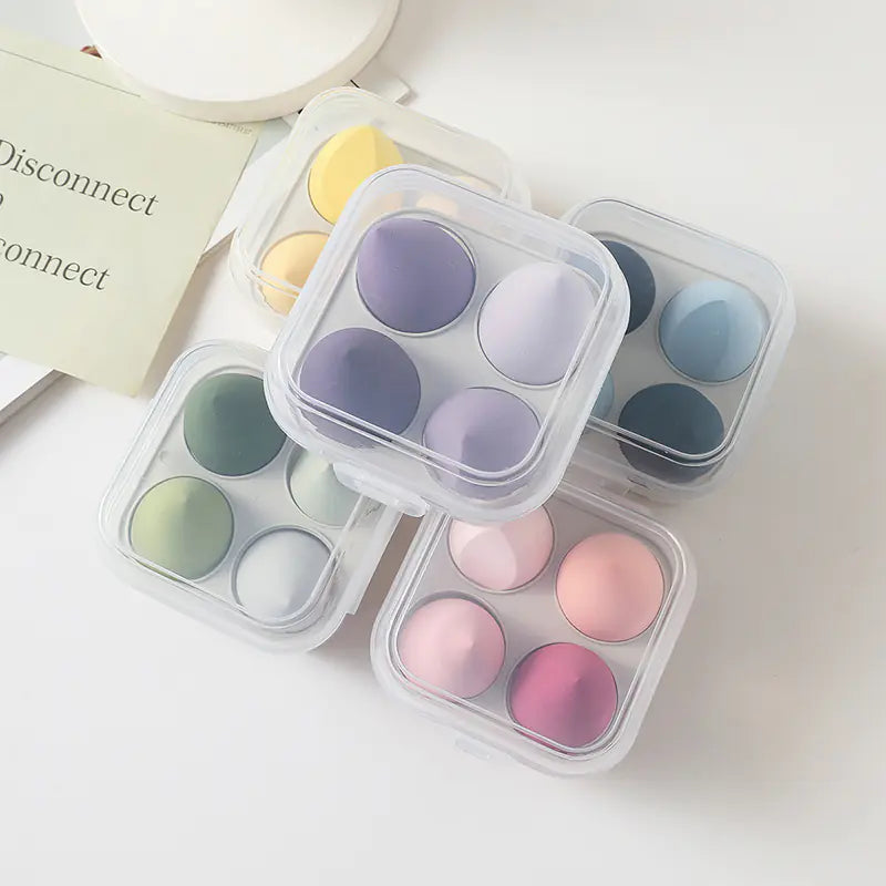 Coffret Beauté Œuf - Éponges à Maquillage Gouttes d'Eau de Cucurbitacée