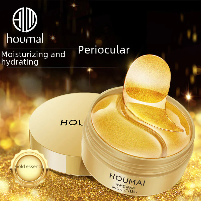Masque pour les Yeux au Collagène et Or 24K pour Hydratation et Soin
