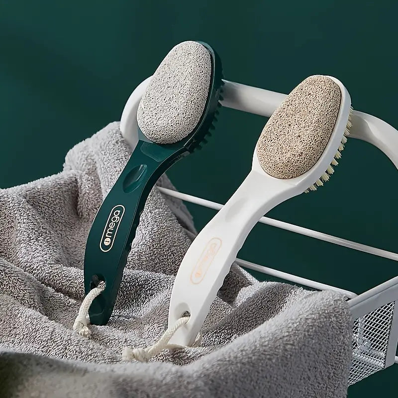 Ensemble d’Outils de Soin des Pieds 4-en-1 avec Brosse et Râpe