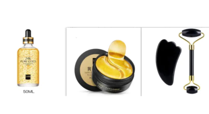 Kit Masque Soin des Yeux Doré