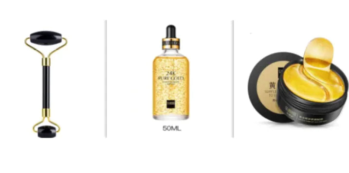 Kit Masque Soin des Yeux Doré