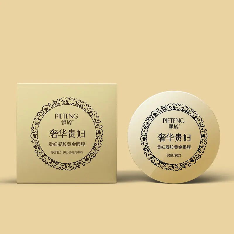 Masque pour les Yeux au Collagène et Or 24K pour Hydratation et Soin
